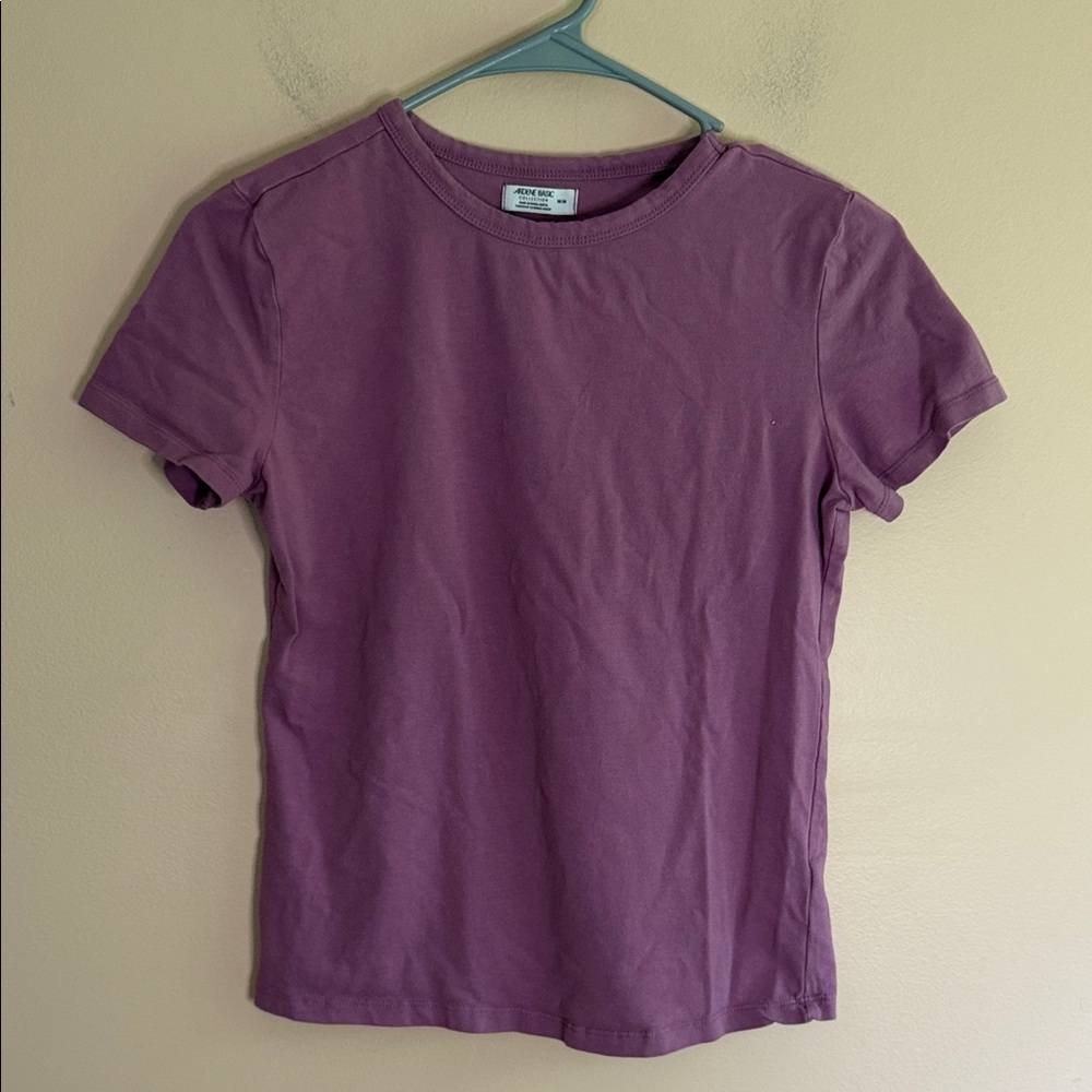 Ardene Mauve Short Sleeve Crewneck Top